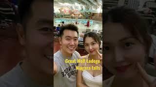 Great Wolf Lodge Niagara falls 나이아가라 겨울 여행 그레이트 울프랏지 휴가브이로그 여행로그