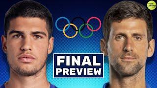 Carlos Alcaraz vs Novak Djokovic - Preview & Prediction - 2024 Paris Olympics FINAL