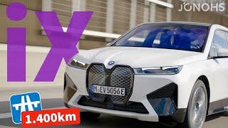 BMW iX Langstreckentest - 1400KM schnell auf der Autobahn!