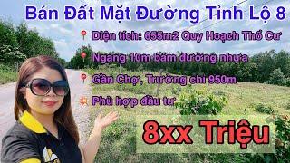 Bán Đất Mặt tiền Tỉnh lộ 8B Xã Khánh Bình - Huyện Khánh Vĩnh | Quy hoạch Thổ cư 100%