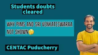 Centac Puducherry students doubt clarified | CENTAC Puducherry 2022