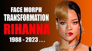 Rihanna  - Transformation (Face Morph Evolution 1988 - 2023...) #rihanna #transformation