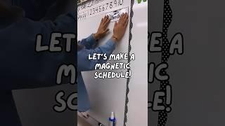 Magnetic Daily Classroom Schedule #teachersofinstagram