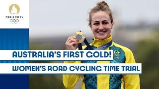 Australia's FIRST Gold Medal! | Road Cycling Women's Time Trial | #Paris2024 highlights