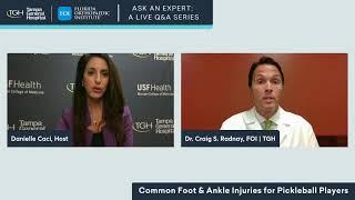 Ask An Expert – A live Q&A Series with TGH: Common Foot & Ankle Injuries for Pickleball Players