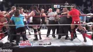 Los Bandidos brawl with The Tribe! - NWA Hollywood (5/20/12)