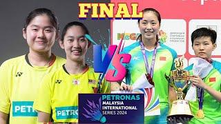 FINAL-Cheng Su Hui-Lee Xin Jie VS Lin Fang Ling-Zhou Xin Ru!! #badmintonmalaysia