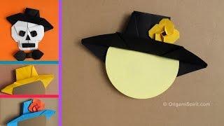 How to Fold an Origami Hat for Halloween - Sombrero Mexicano