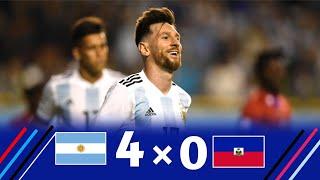 Lionel Messi Scored Hat-trick ◽Argentina 4 × 0 Haiti | 2018 Friendly Extended Highlight & Goal HD