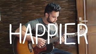 [free tabs] Marshmello ft. Bastille - Happier (Fingerstyle Guitar Cover)