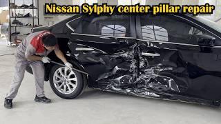 Perfect work, Nissan Sylphy side collision repair