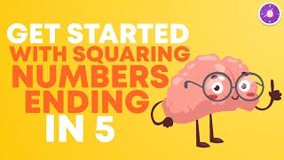 Quick Math Trick: How to Square Numbers Ending in 5 | Easy Mental Calculation!