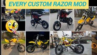 48mph 48v Razor Dirt rocket #alteregomotor #ebike #razor #modifiedbike