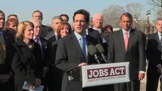 House Republican Press Conference on the JOBS Act (Jumpstart Our Business Startups Act)