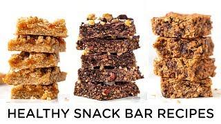 HEALTHY VEGAN SNACK IDEAS ‣‣ 3 gluten-free snack bars