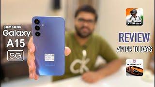 Galaxy A15 Review After 10 Days Of Usage | Honest Review | HINDI 