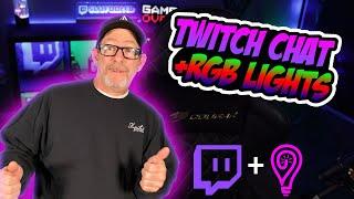 Twitch Chat Channel Points + Lumia Stream Controlled RGB Lights