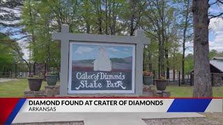 Second-largest diamond ever found at the Crater of Diamonds State Park in Arkansas