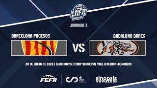 #LNFA 2024-2025 GAMEDAY 3 | Barcelona Pagesos - Badalona Dracs