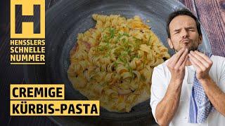 Schnelles Cremige Kürbis-Pasta Rezept von Steffen Henssler