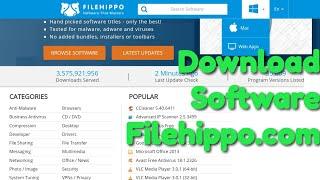 Download any software from Filehippo.com || silverXLight