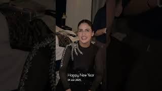 Happy New Year ️ #2025 #pranjaldahiya #gulabiqueen #kaleshichori