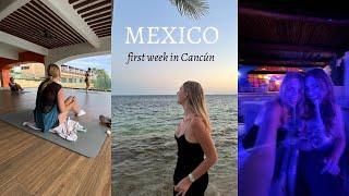 Mexico Summer Vlog - cancún, beach, snorkelling, pilates & more! (part one)