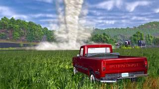 Chasing Tornadoes in Farming Simulator 25! (No Mods Required)