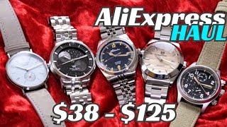 ALIEXPRESS HAUL Super BUDGET Watches $38 - $125 Automatics, Sapphire, Chronograph - October pt1