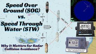 Speed Through Water (STW) vs. Speed Over Ground (SOG): Why It Matters for Radar Collision Avoidance?