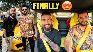 Finally Suresh Raina Bhai Se Mil Hi Liye Apni Lamborghini Mai 