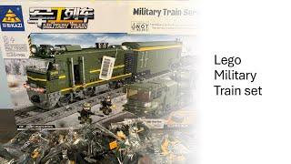 Lego Military Army Train set unboxing and review