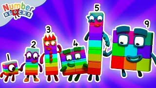 Colourful Math For Kids! | Numberblocks 1 Hour Compilation | 123 - Numbers Cartoon For Kids