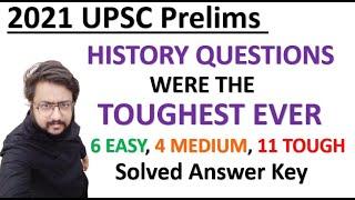 UPSC Prelims 2021 Answer key| UPSC 2021 PRELIMS History solved questions| UPSC PRELIMS 2021 CUT OFF