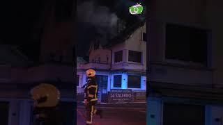 Incendie du restaurant le Salerno à Saulcy sur Meurthe