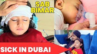 Tough day without househelp when Everyone is sick / Dubai life Indian family Hindi vlog