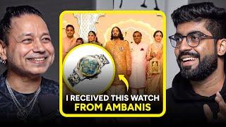 Watch Worth Crores Gifted by Ambanis : Kailash Kher | Deepak Pareek Clips