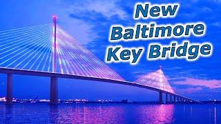 New Baltimore Key Bridge Design Replacing Collapsed Bridge