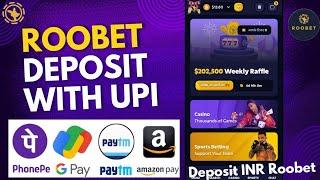 Roobet deposit with UPI | Roobet me deposit kaise kare | roobet me upi se deposit kaise kare | money