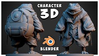 Master 3d Sculpting In Blender: A Step-by-step Character Creation Tutorial!