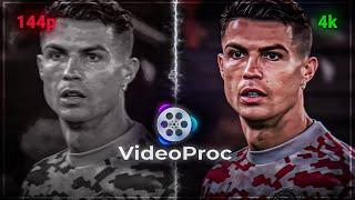 Upscale/Convert your edits to 4k without losing quality with || VideoProc Ai ||