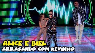 Alice e Biel MUITO ESTILOSOS cantando com KEVINHO | VOVÔ RAUL GIL