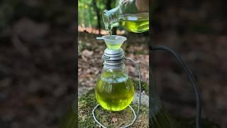Survival Skills Make an oil lamp with your own hands. #survival #outdoors #camping #lifehacks