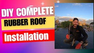 DIY Rubber Roof | Roof Installation Process | Paul Jamie