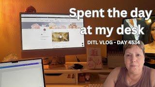 DITL VLOG  - spent the day at my desk/starting over in Florida (day 4534)