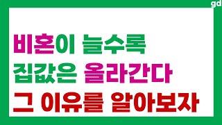 [쉽게 배우는 경제] 비혼의 역설 - 결혼이 줄고 비혼이 늘어날수록 집값이 오르는 이유