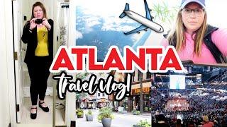  WORKING MOM TRAVEL VLOG TO ATLANTA!  MY FIRST NBA GAME