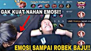 MOMEN DAFFAXML MARAH SAMPAI SOBEK BAJU GARA-GARA LOSE STREAK!! - Mobile Legends