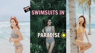 swimsuits in paradise// bikini lookbook