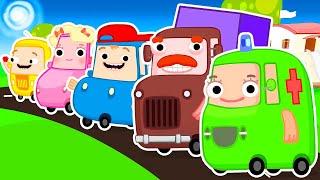 The Wheelzy Family cartoon for kids. Learn colors with car cartoons full episodes.